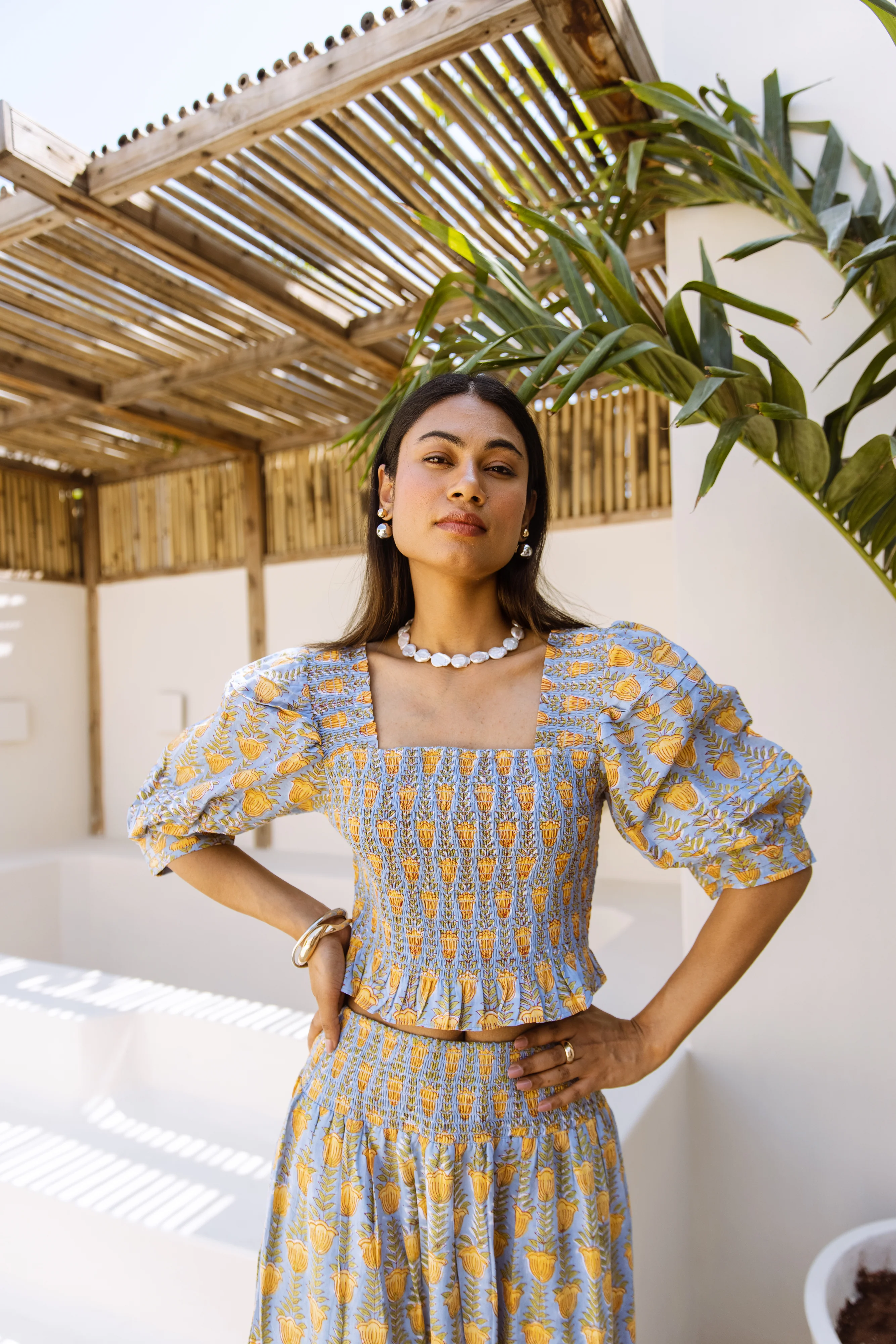 The Pia Cropped Top - Happy Cabbage London