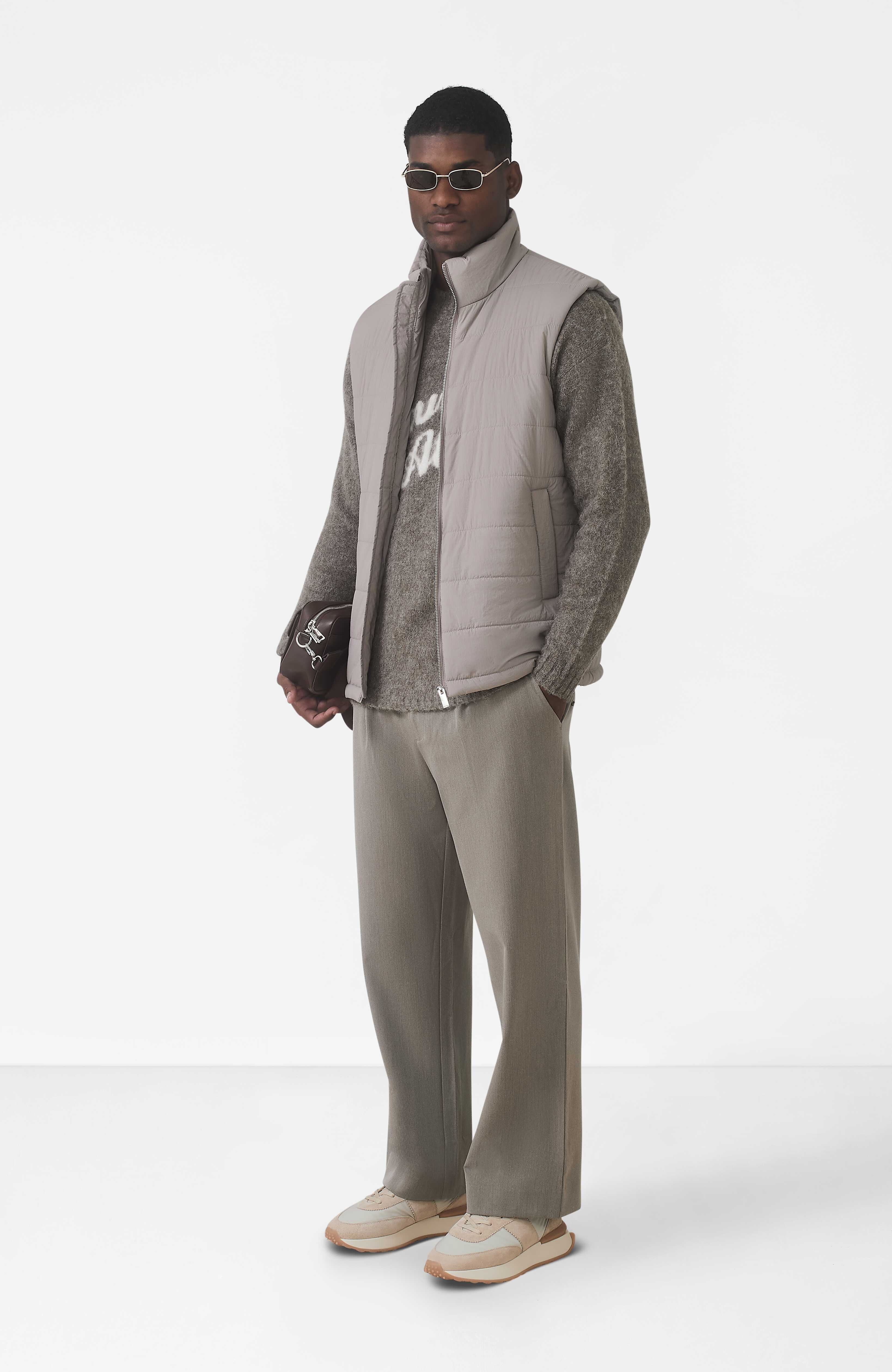 Atelier Oversized Brushed Knit Jumper in Truffle - Happy Cabbage London